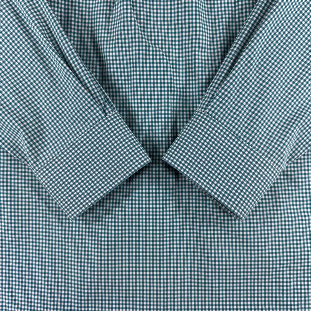 Jos. A. Bank Button Down Mens L Large Gingham Traveler's Tailored Fit Shirt - Picture 10 of 14